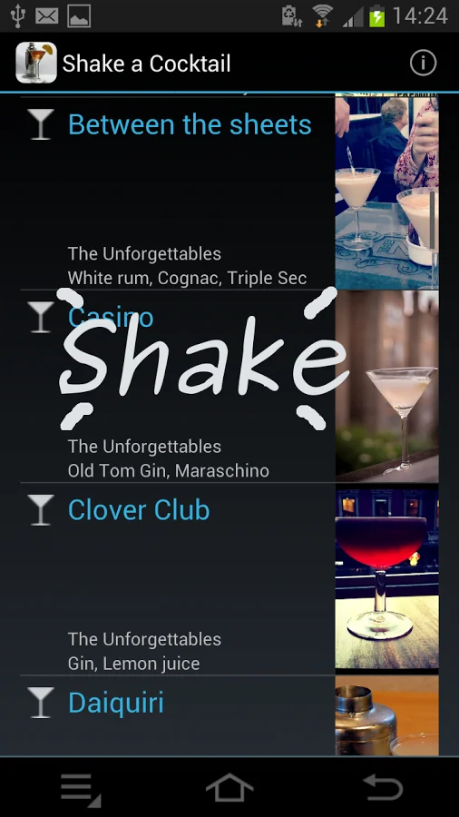 shake a cocktail