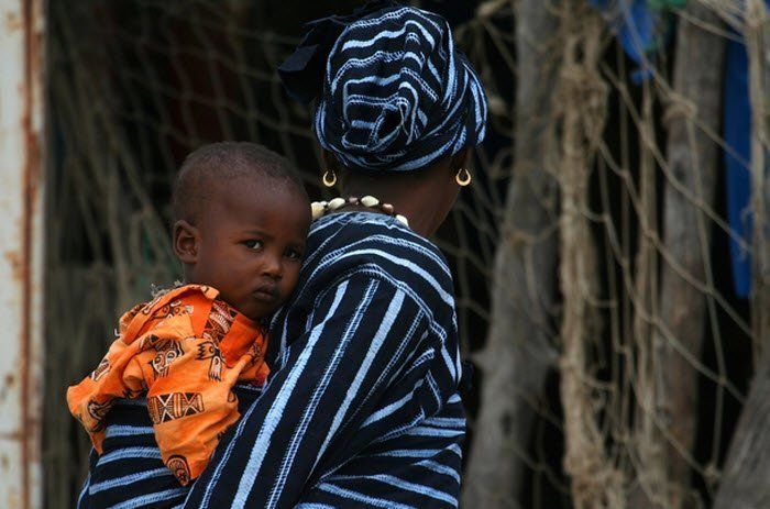 african mum
