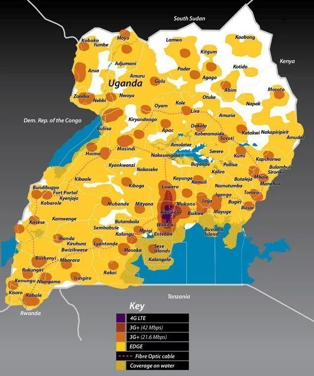 MTN Coverage map techjaja