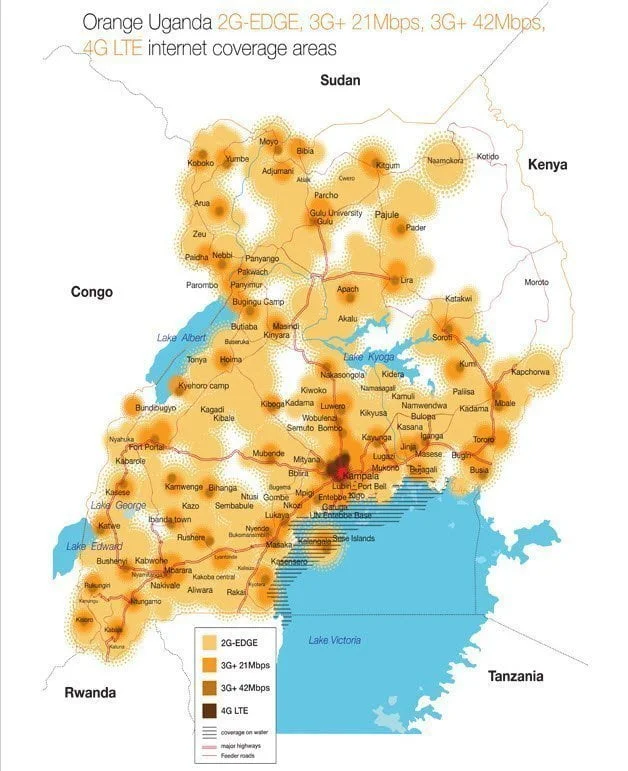 Orange Coverage map techjaja