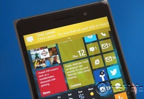 Windows 10 Technical Preview for Phone_quick reply