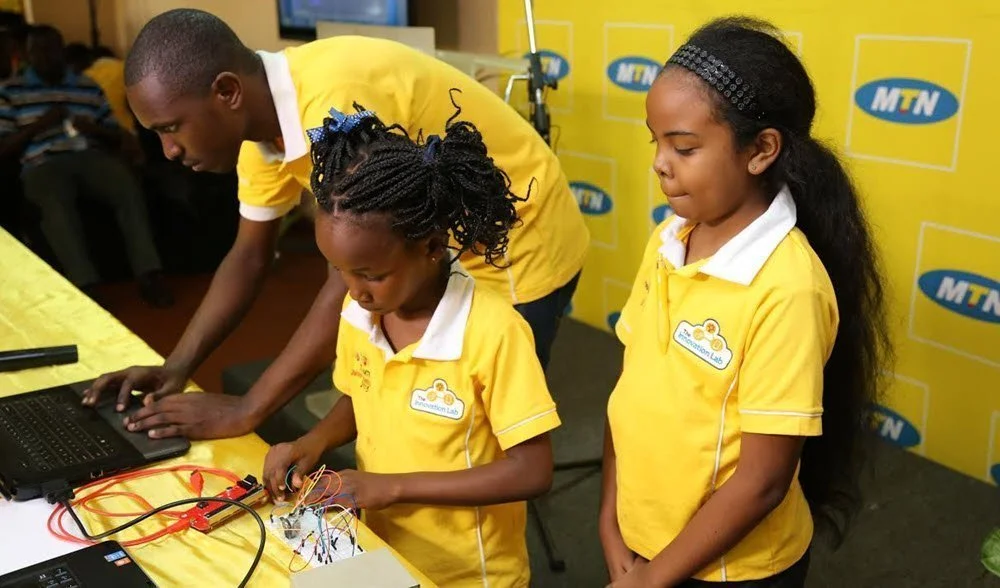 The MTN Junior Robotics teams in progress2