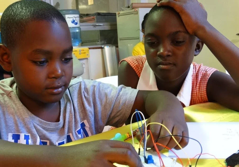 The MTN Junior Robotics teams in progress4