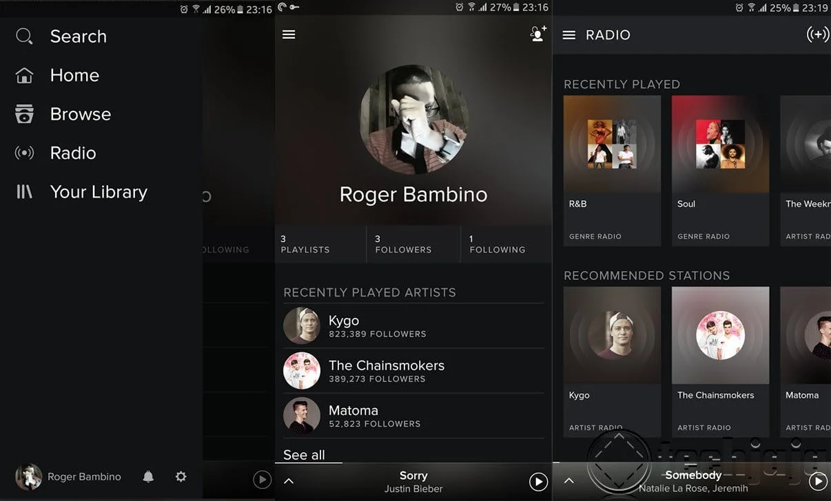 Spotify app 1