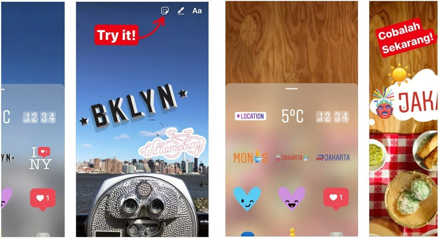 Instagram stories location feature