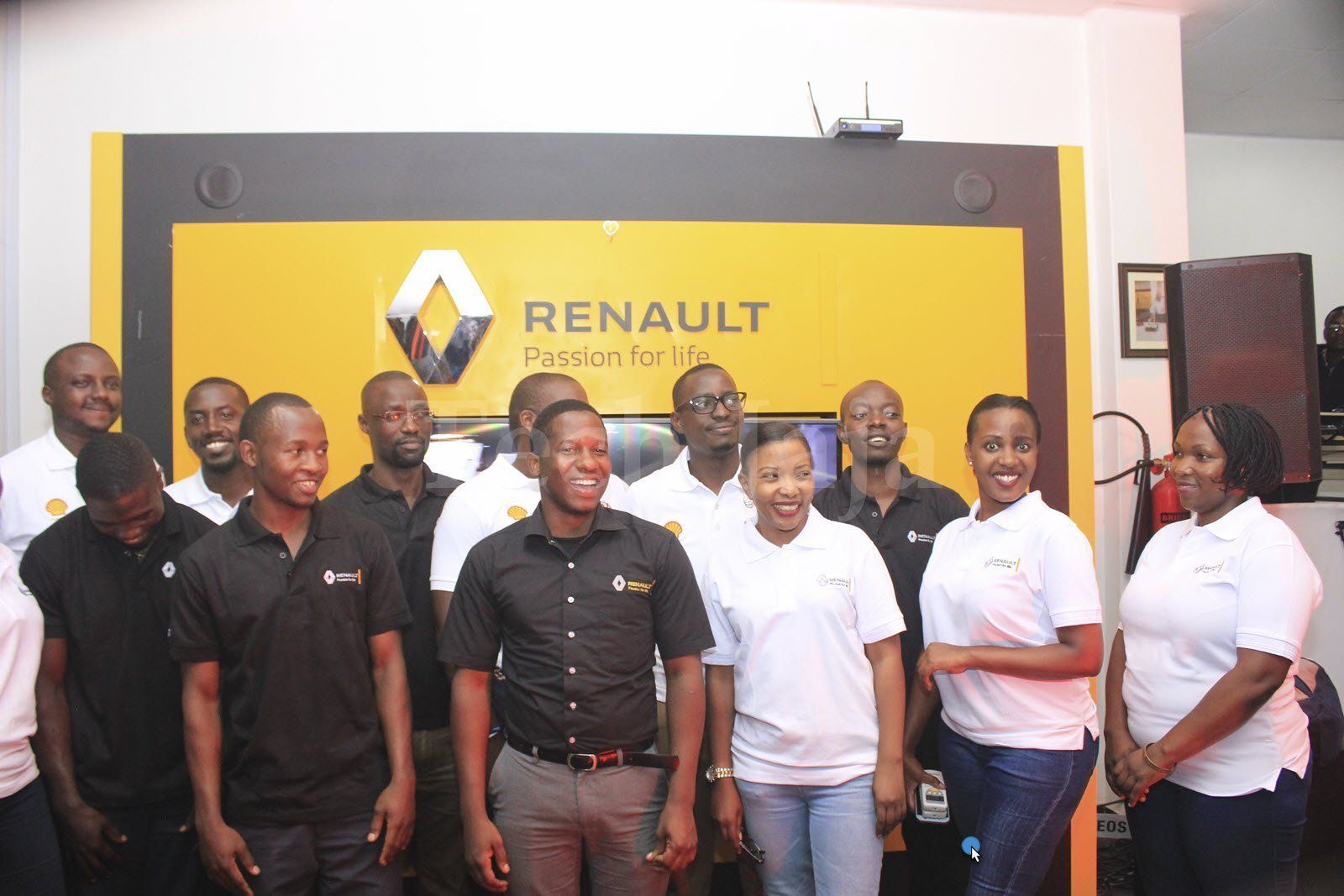 Renault Uganda team and the shell helix team