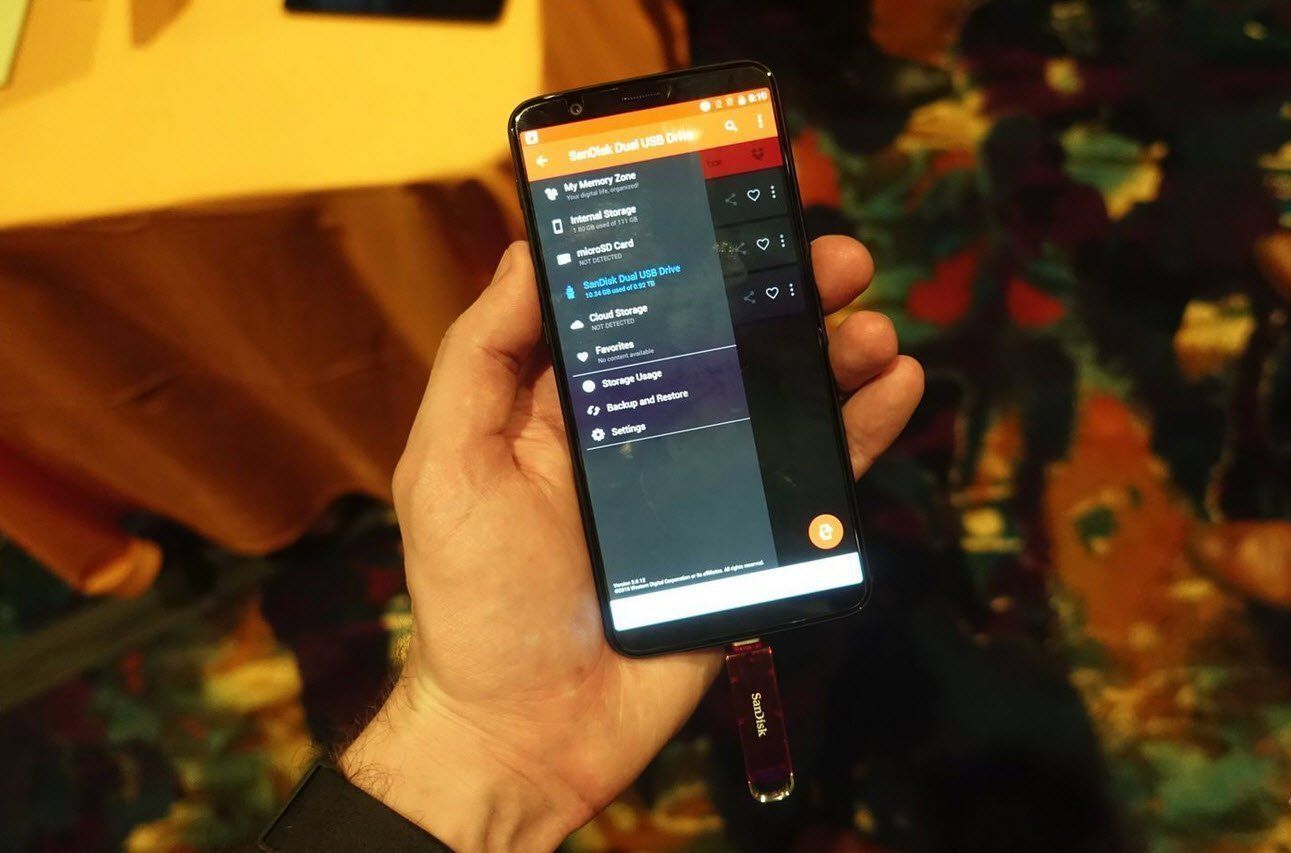 scan disk 1 TB on phone