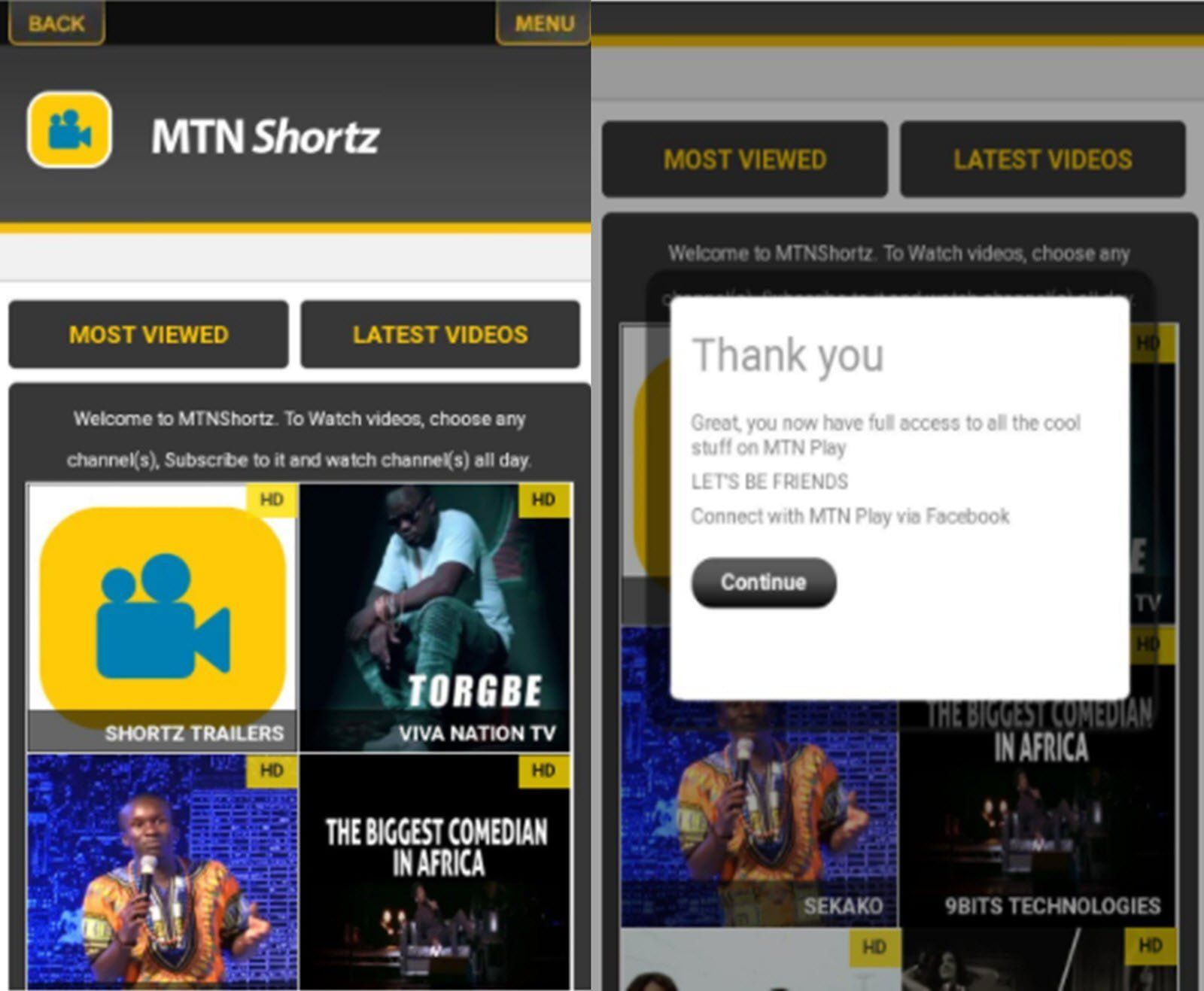 mtn shortz platform