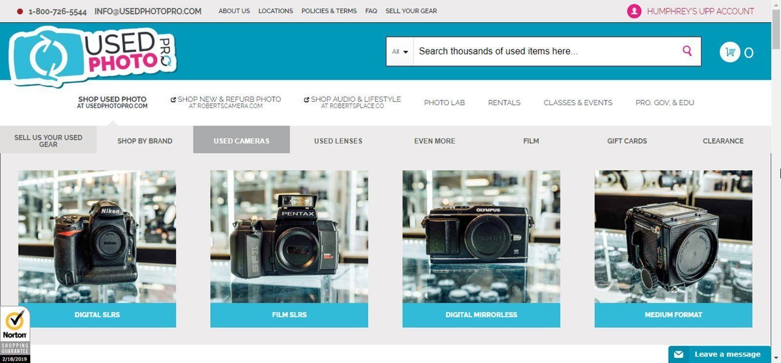shopping used digital cameras online