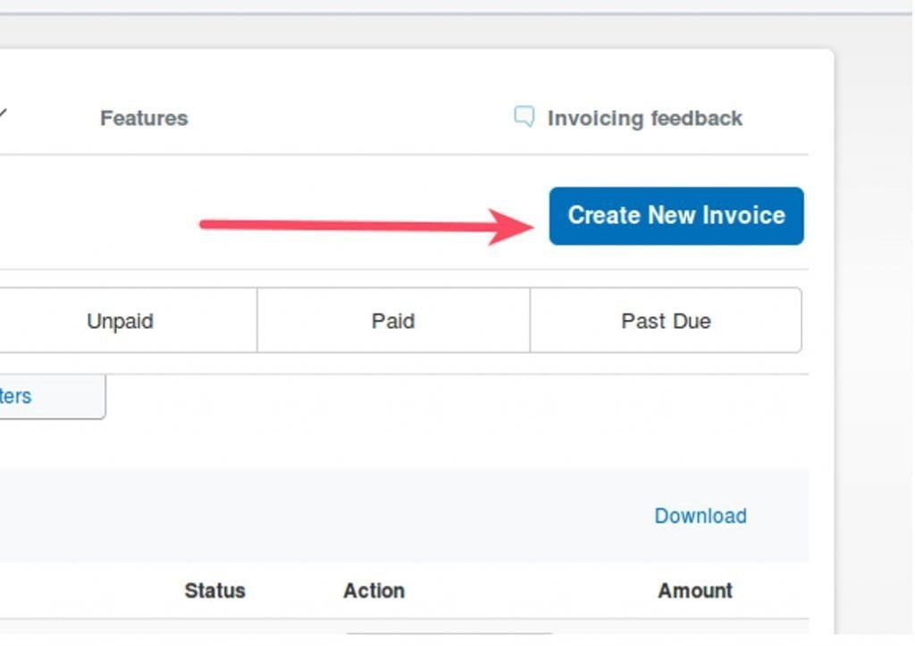 Create New Invoice in PayPal