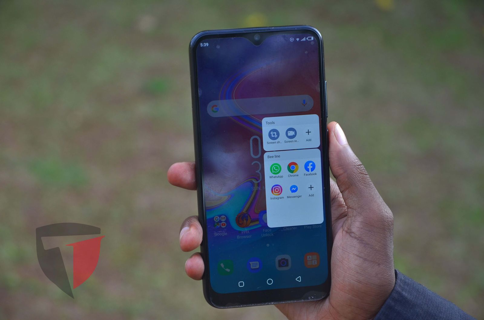 infinix s4 shortcut feature