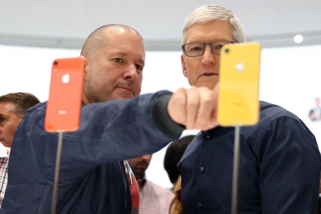 Jonny Ive and Tim Cook