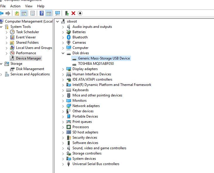 update drivers for SD memory card
