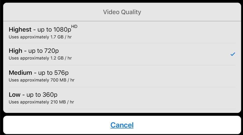 DSTV Now Stream Option