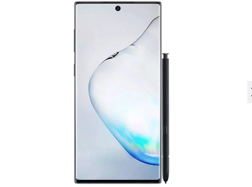 Galaxy Note 10 leaked black renders