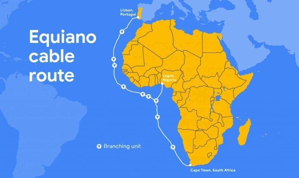 Google Equiano route