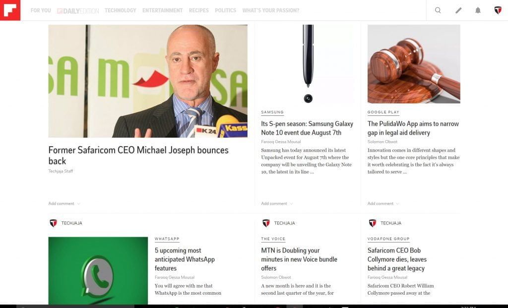 Techjaja on Flipboard experience