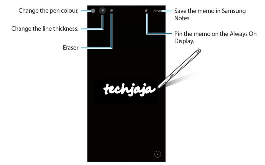 Screen off memo