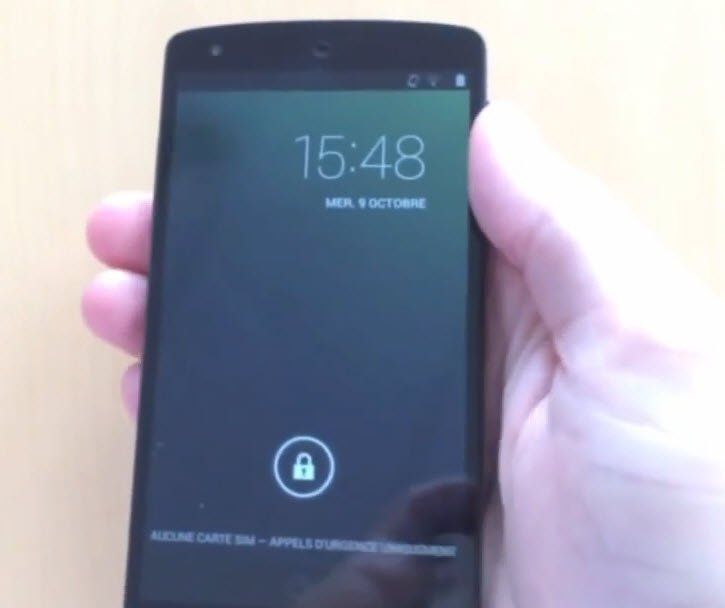 Nexus 5 leaks in 7 minute hands on video