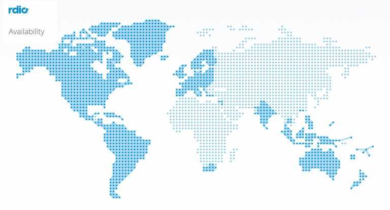 Rdio availability