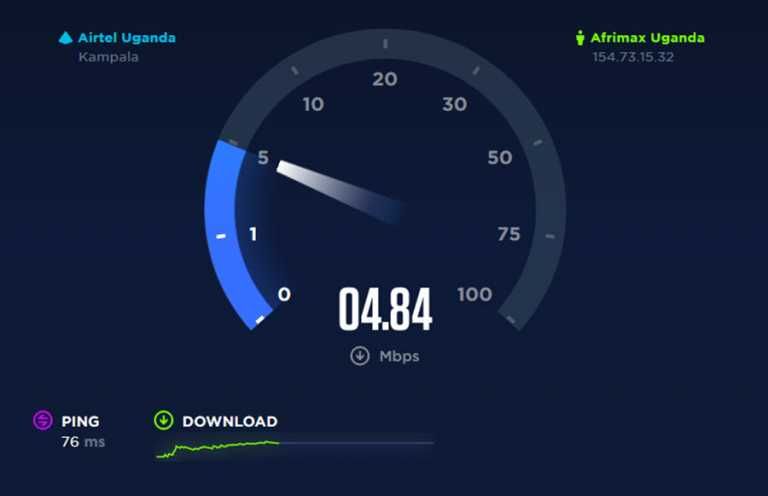 ookla speed test uganda