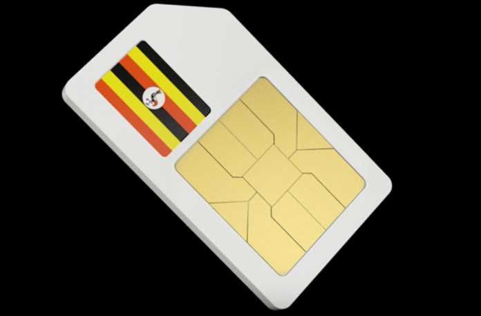 SIM in Uganda black