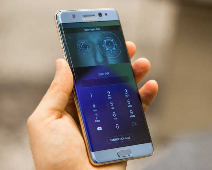Galaxy Note 7_ isris scanner