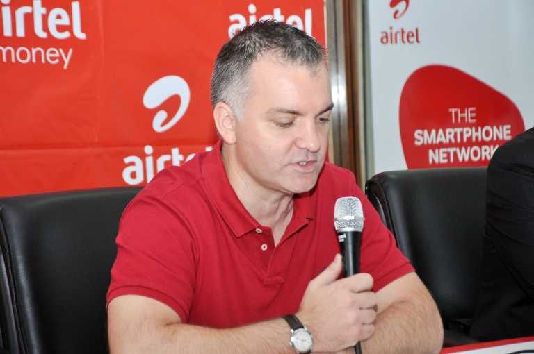 Airtel's MD Anwar Soussa launching Wewole