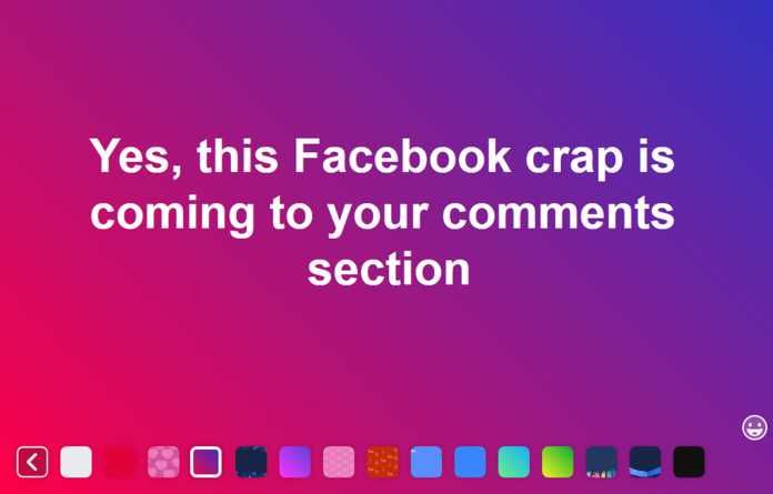 Colored comments coming to Fabebook