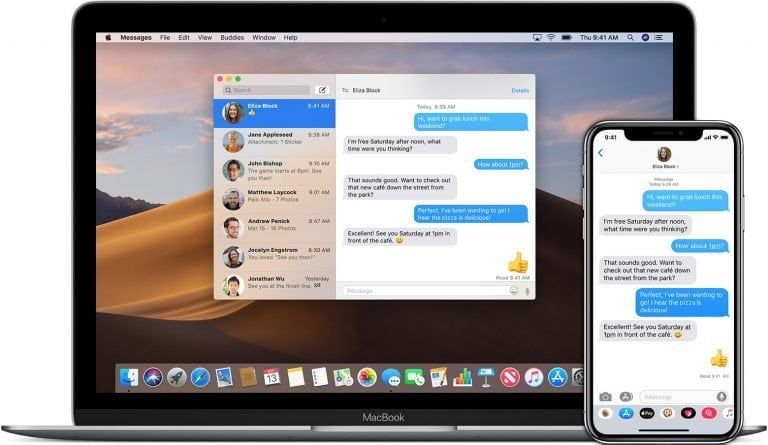 iMessage SMS on a Mac