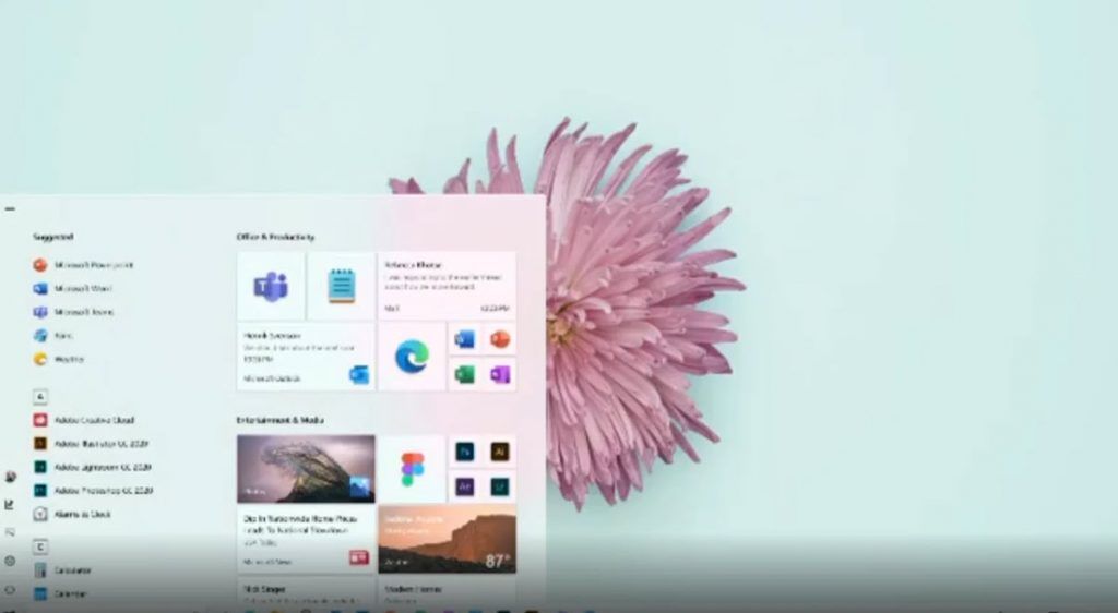 Windows 10's new Start menu. Apologies for Instragram’s potato image quality.