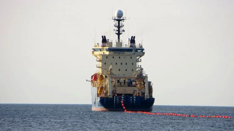 Ship Laying 2Africa Internet Cable