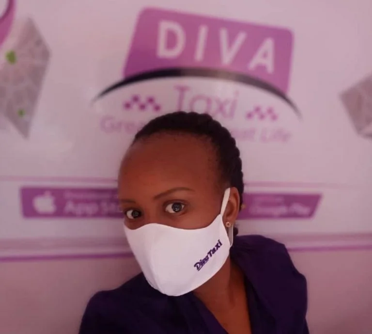 Diva Taxi Uganda female driver