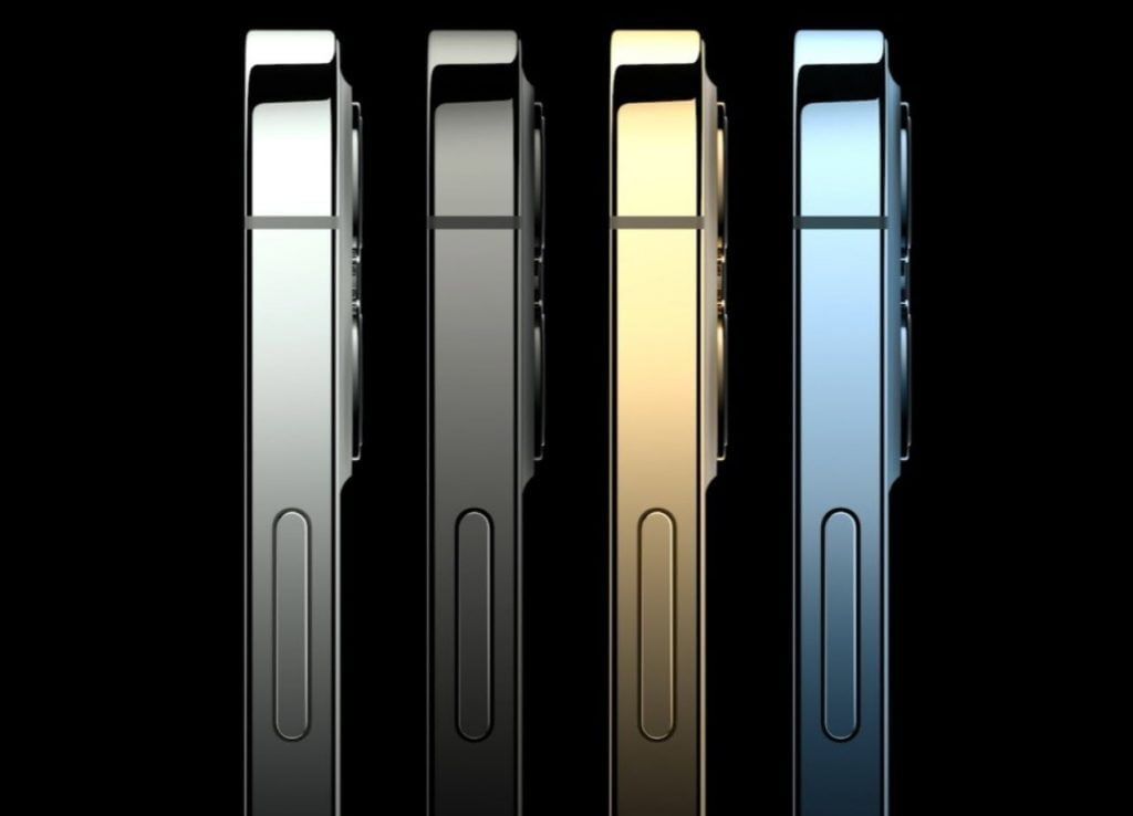 iPhone 12 Pro with colors