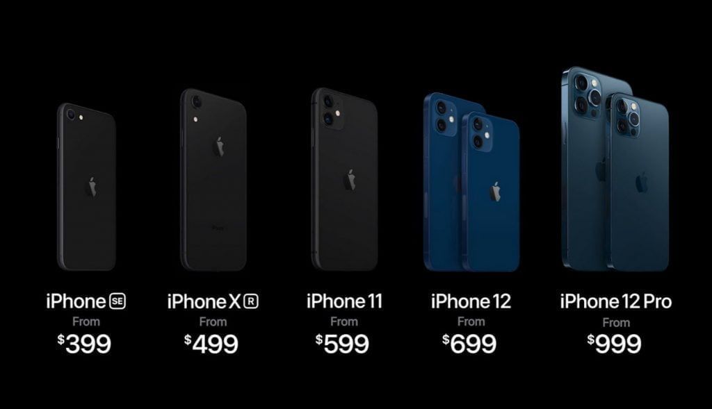 iPhone 12 vs iPhone 11 pricing