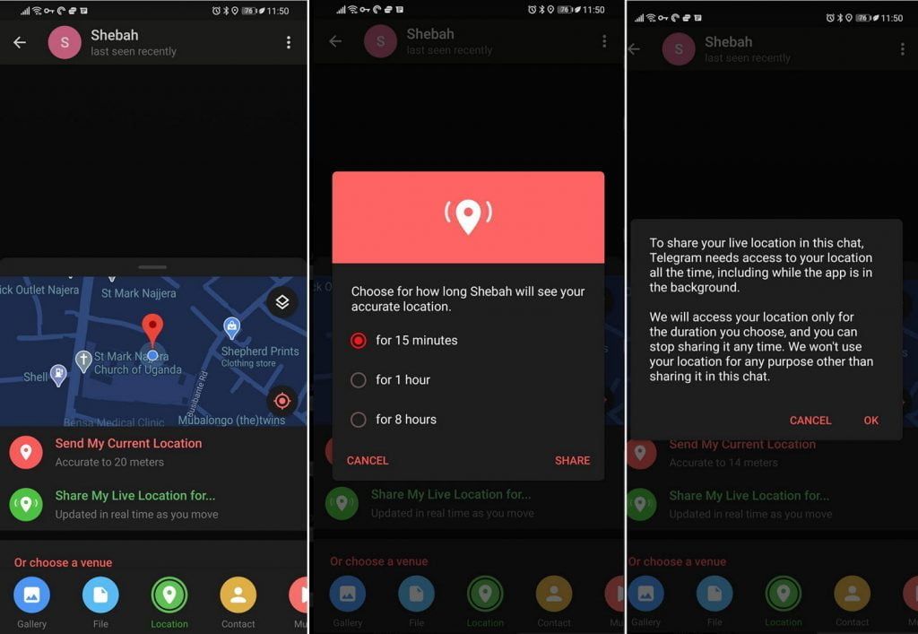 Telegram_ live location