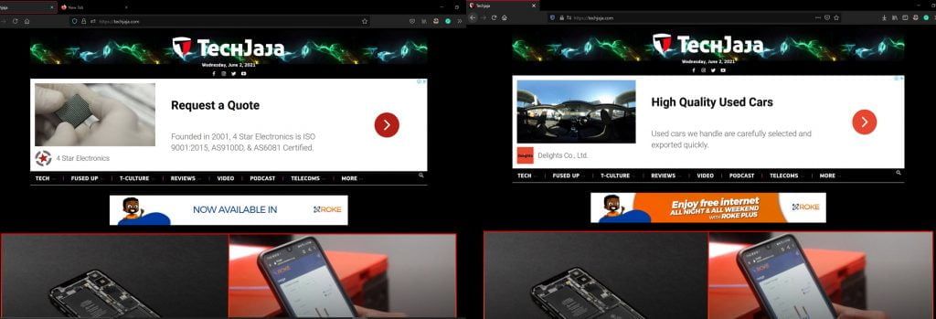 Firefox Left_ new Firefox Right_ old Firefox