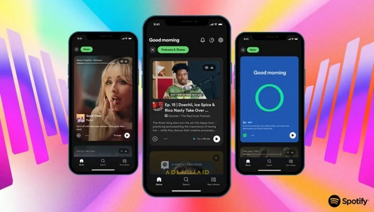 Spotify's new sleek look