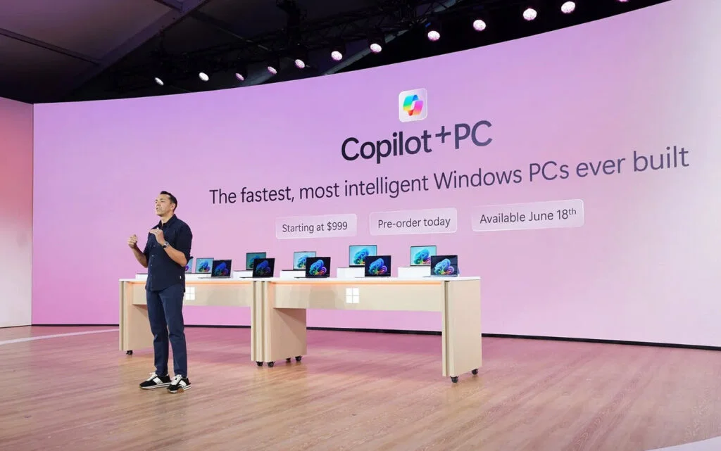 the Copilot Plus PC launch