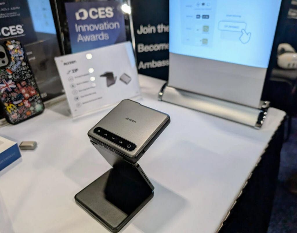 The folding pocket projector