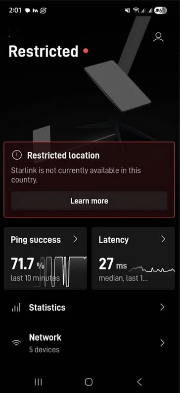 Starlink Suddenly Stops Working in Uganda