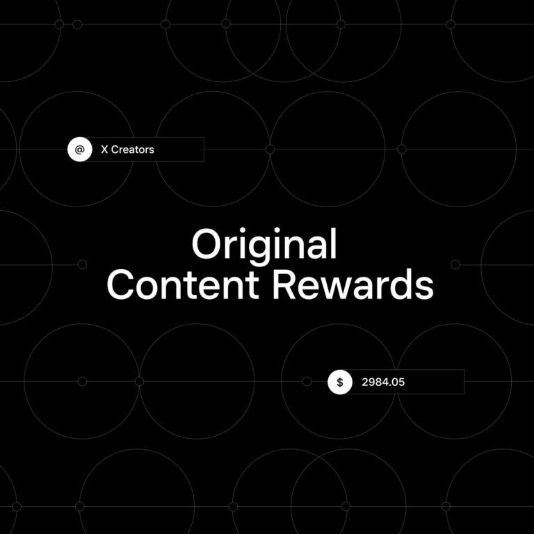 x original content rewards